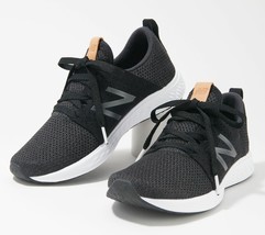 New Balance Lace-Up Sneakers - Fresh Foam Sport in Black 10 M - $63.03