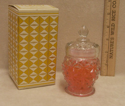 Avon 1973 Crystal Facets Roses, Roses Cologne Gelee with Box - $13.16