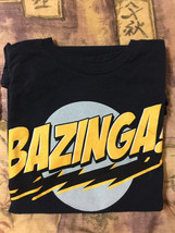 Official Licensed BIG BANG THEORY *BAZINGA* SHELDON T Shirt Sz SM NWOT - $10.93