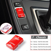 Red Replace Gear Mode Switch Button Cover For BMW 1 2 3 4 Series F20 F22... - $15.42