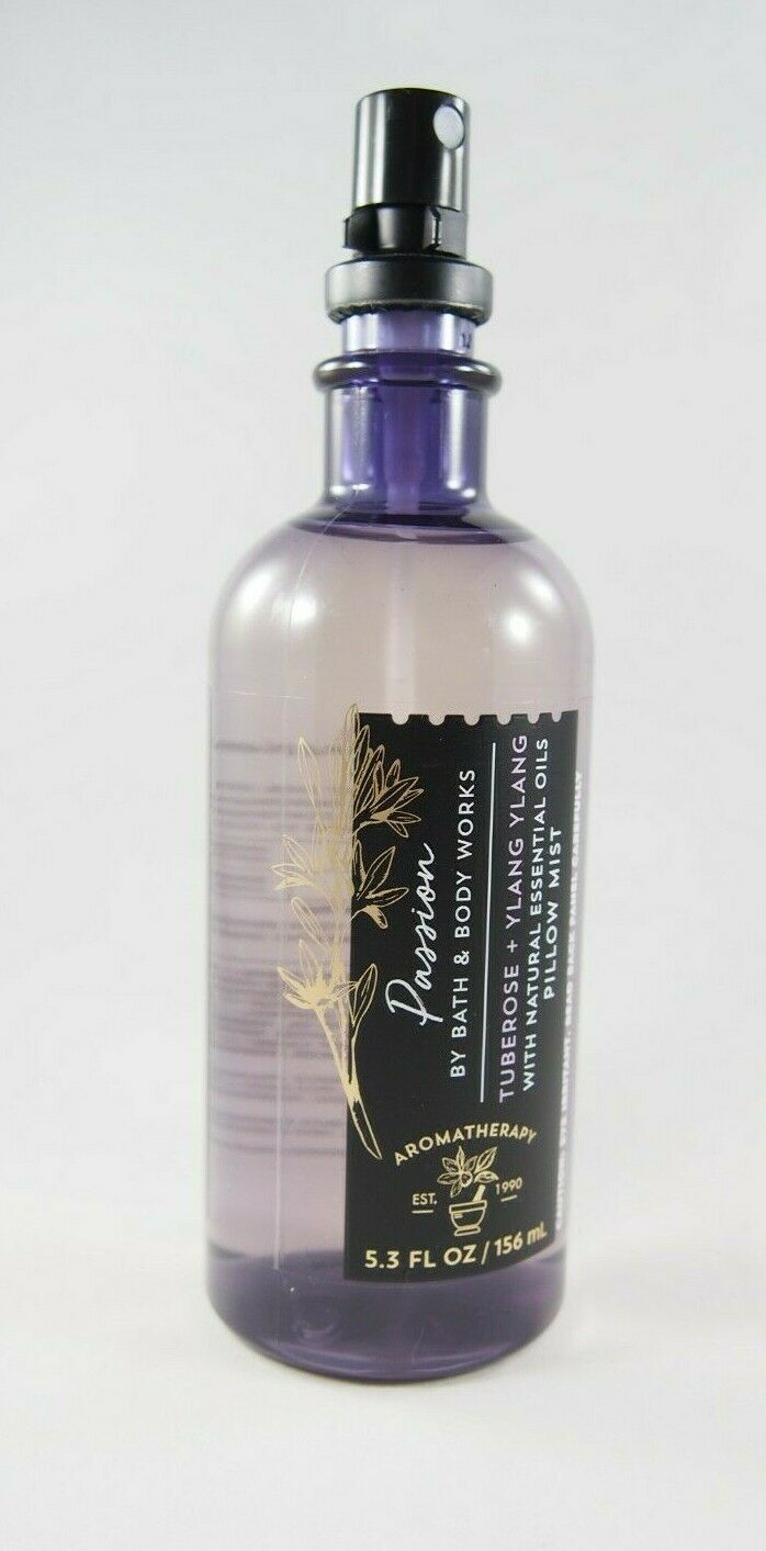 (1) Bath & Body Works Aromatherapy Purple Passion Natural Oils Pillow Mist 5.3oz