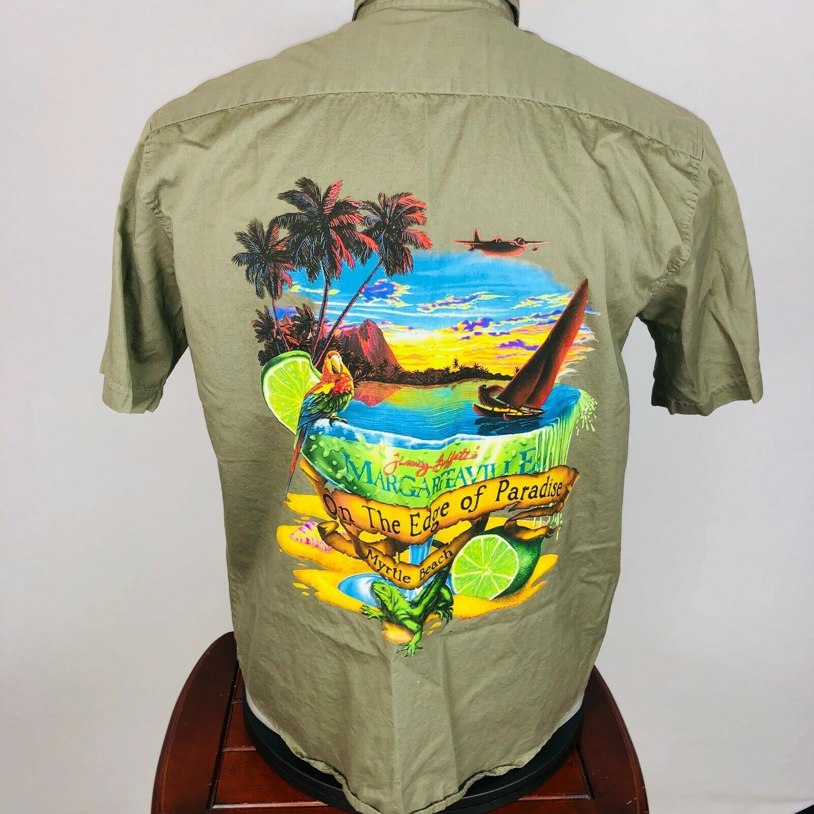 Jimmy Buffett Margaritaville Myrtle Beach Navy Blue Shirt Men S My Xxx Hot Girl