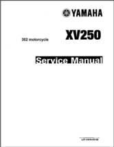 1988-2008 Yamaha Virago 250 ( XV250 ) Service & Parts Manual on a CD - $12.99