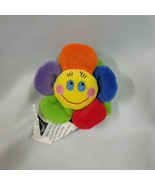 Discovery Toys Rattle Wraps Soft Wrist Wrap Smiling Flower Baby Toy - $9.89