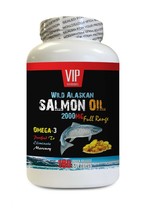brain boosting supplement - ALASKAN SALMON OIL 2000 - boost immunity 1B 180 - $25.19