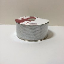 Silver Wired Ribbon 2.5&quot; x 40 Yards Lion Ribbon - $24.18
