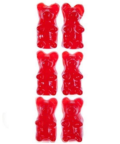 Delicious Big Gummy Bears (6-pack) 18 times the size of a regular gummy ...