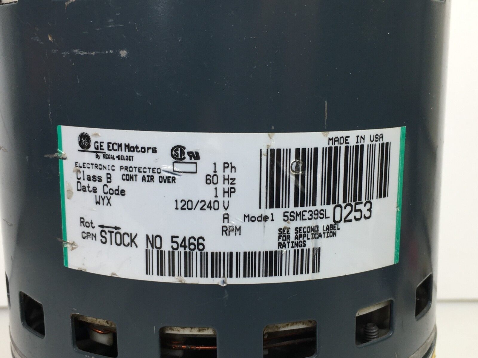 GE 5SME39SL0253 ECM 2.3 MOT11631 Furnace Blower Motor & module CW LE