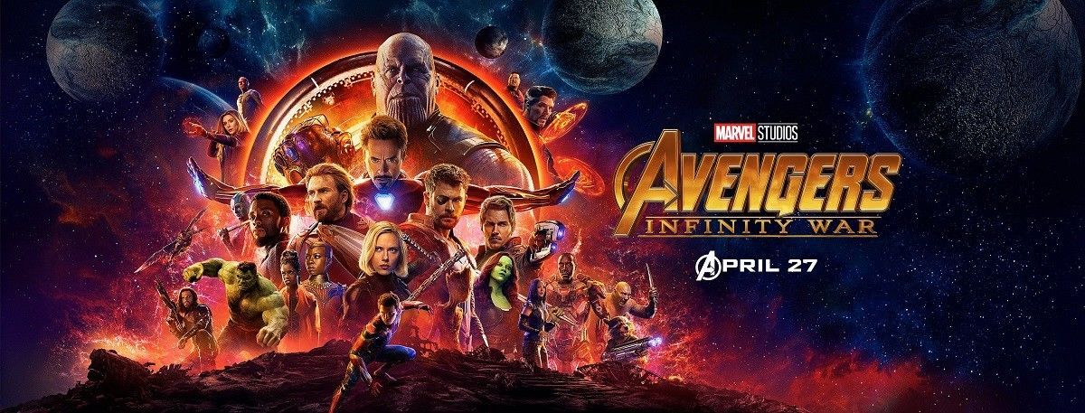 Avengers Infinity War Movie Poster Marvel Comics Banner Film Print 16x40 24x60