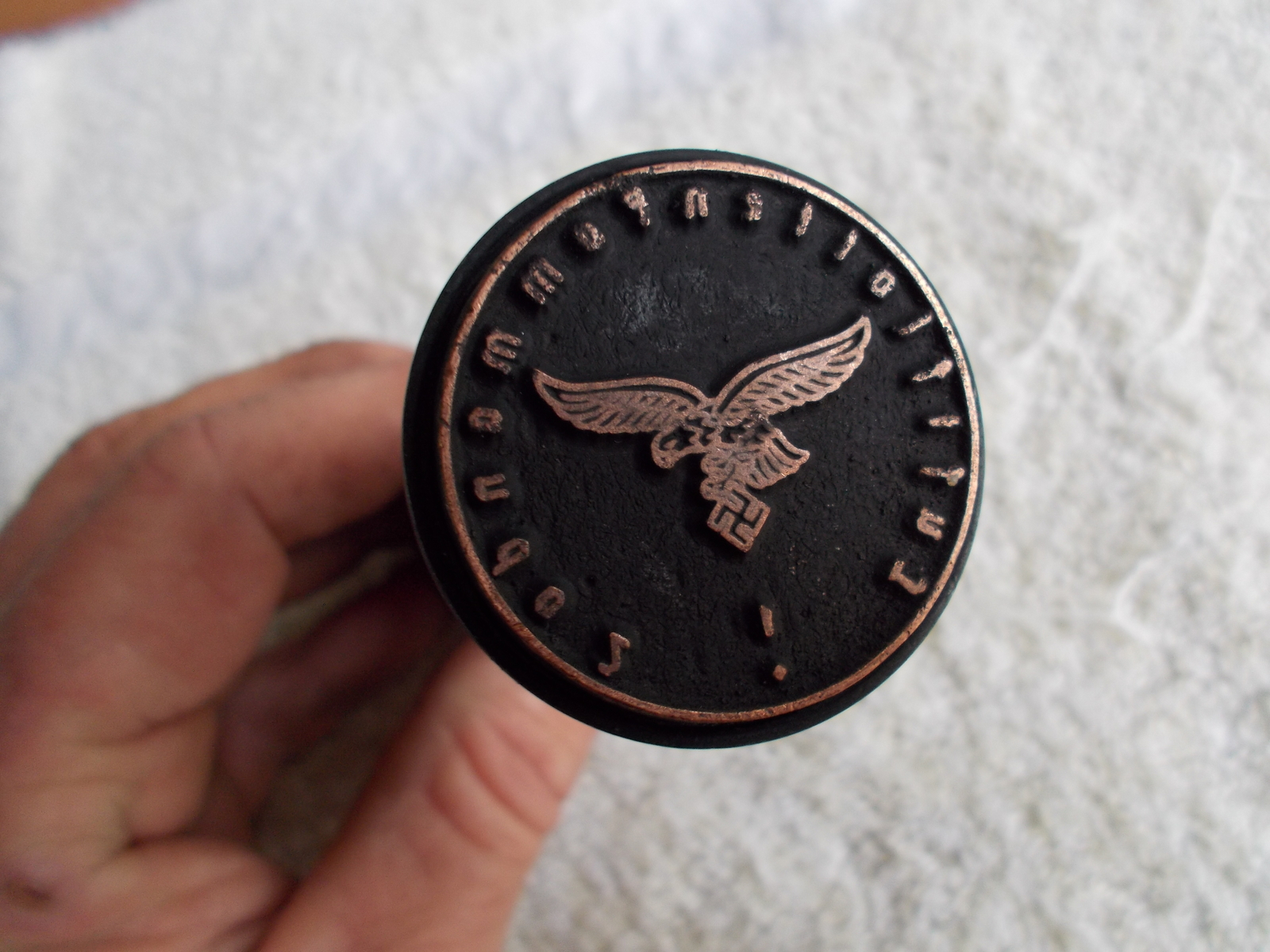 german ww2 ink stamp Original Period Items