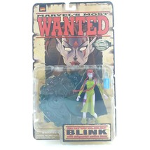 Vintage 1998 Blink Action Figure Toy Biz Marvels Most Wanted Collector C... - $11.65
