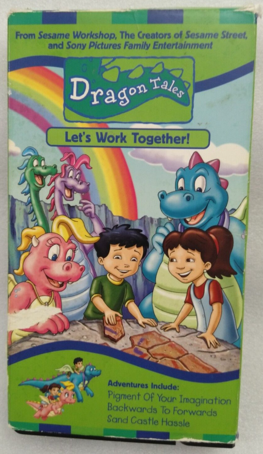 VHS Dragon Tales - Let's Work Together (VHS, and 50 similar items