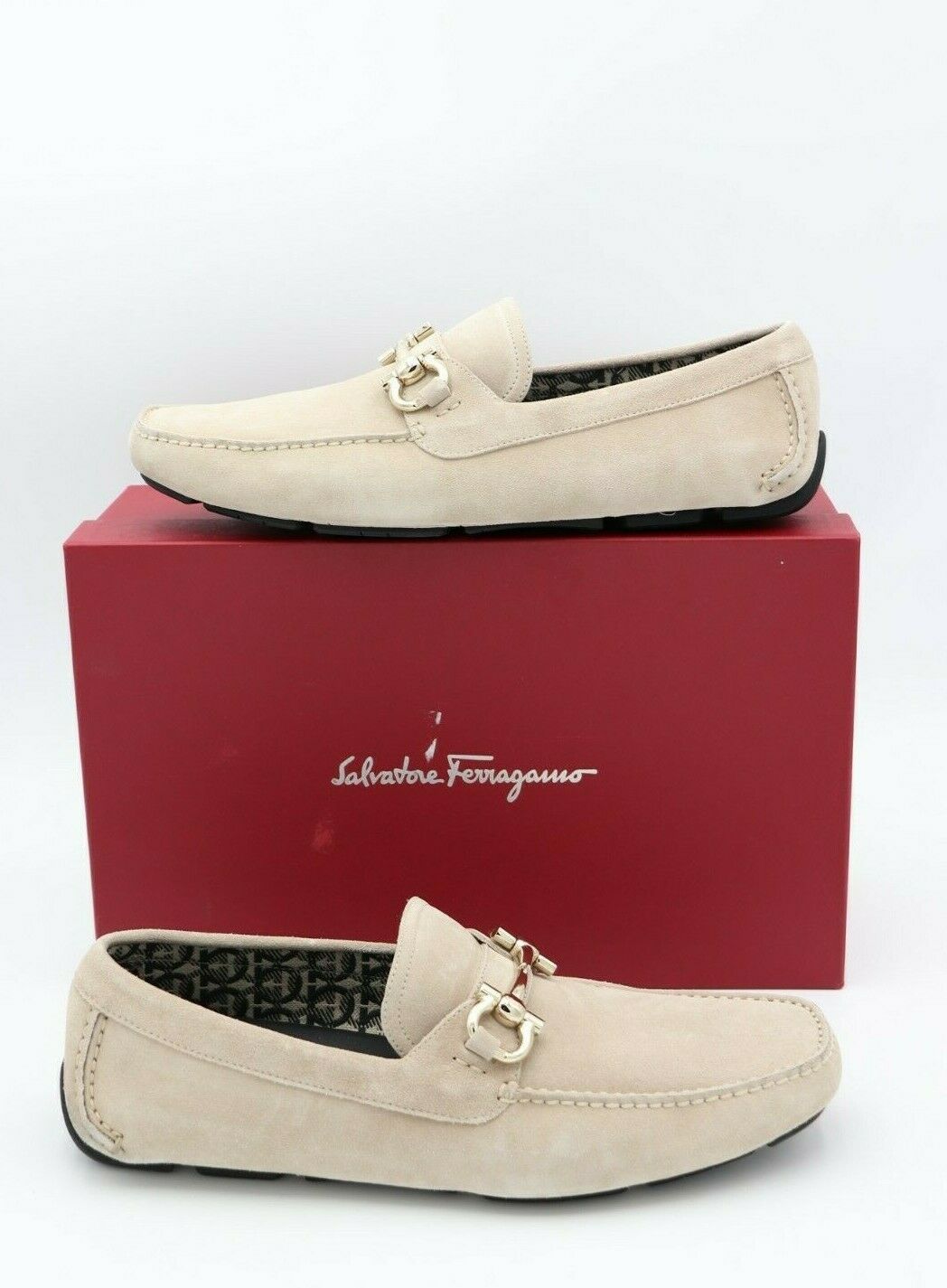 gancini driver moccasin suede