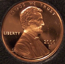 2006-S DCAM Proof Lincoln Memorial Cent #0481 - $4.29
