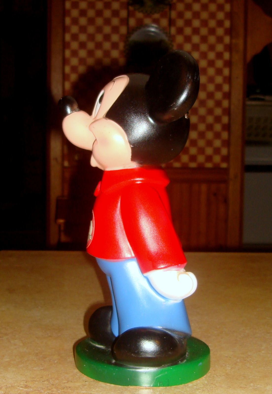 mickey mouse plush piggy bank