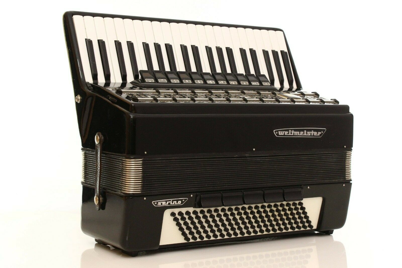 Accordion Weltmeister Serino 120 Bass LMMH Akkordeon Fisarmonica + Case ...