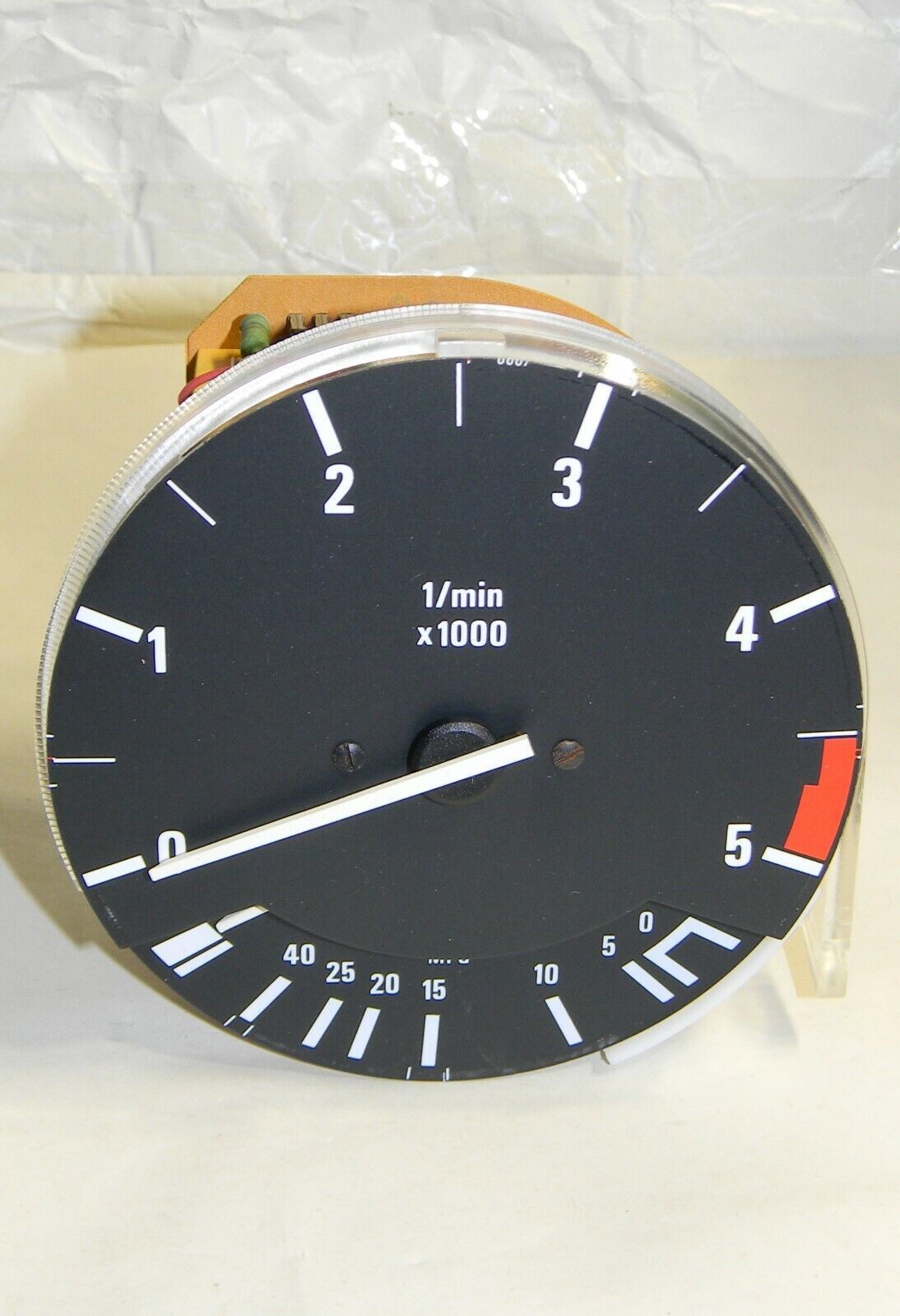 BMW E30 318i 325e Tachometer Revolution Counter Fuel Economy 5000RPM