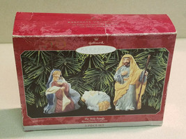 1998 HALLMARK KEEPSAKE THE HOLY FAMILY BLESSED NATIVITY COLLECTION 3 PC.... - $9.85