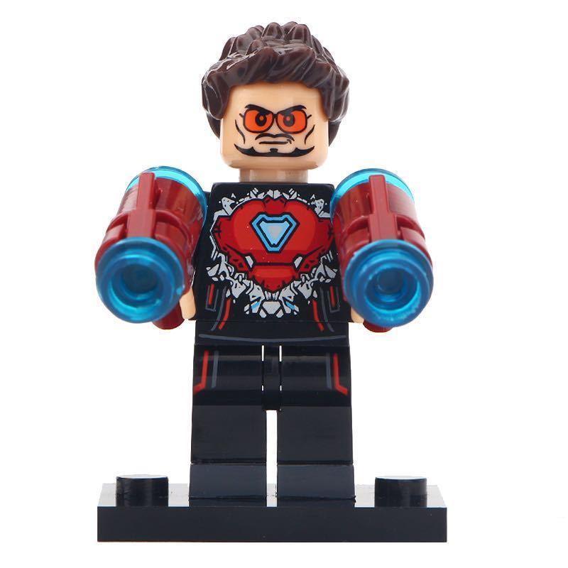 tony stark lego head