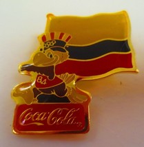 Coca-Cola 1984 Olymypic International  Flag Lapel Pin   COLUMBIA - $3.71