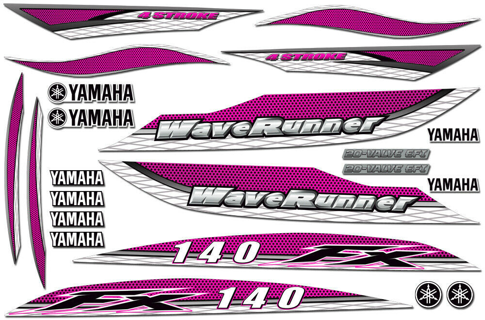 Decal Kit for 02,03,04,05 Yamaha FX140 Graphic Waverunner FX 140 Jet ...