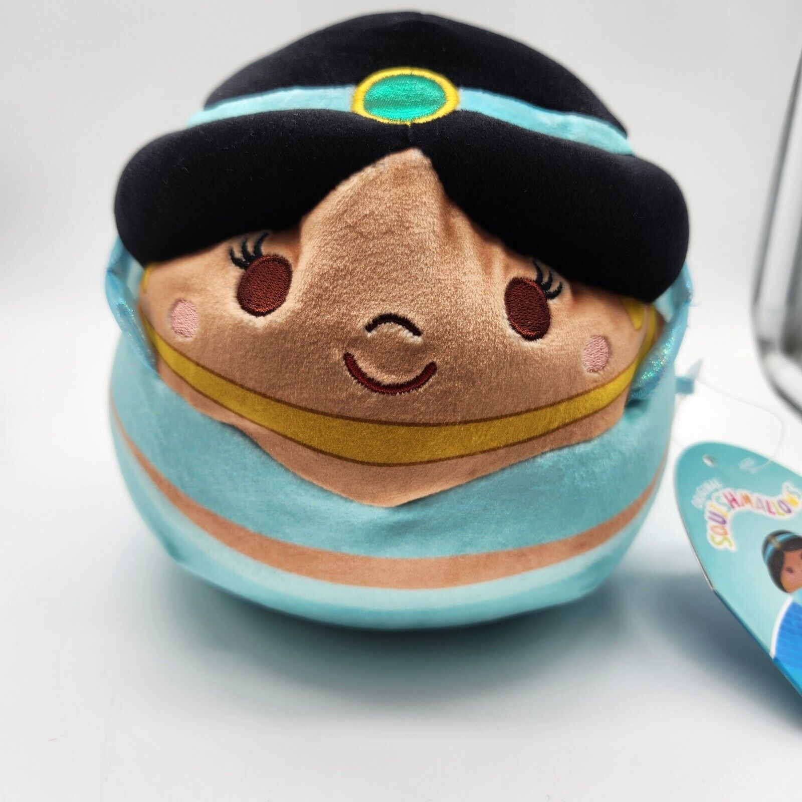 Squishmallow NWT 7" PRINCESS JASMINE from Aladdin Disney Kellytoy Plush