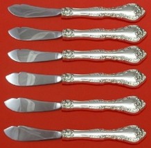 Alencon Lace By Gorham Sterling Silver Trout Knife Set HHWS 6pc Custom - $429.00