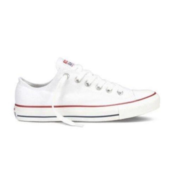 Image of Women Lady ALL STARs Chuck Taylor Ox Low Top shoes casual Canvas Sneakers Whit
