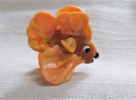 Handcrafted Blown Glass Orange Fish Focal Bead - $5.00