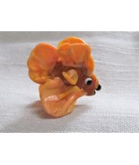 Handcrafted Blown Glass Orange Fish Focal Bead - $5.00