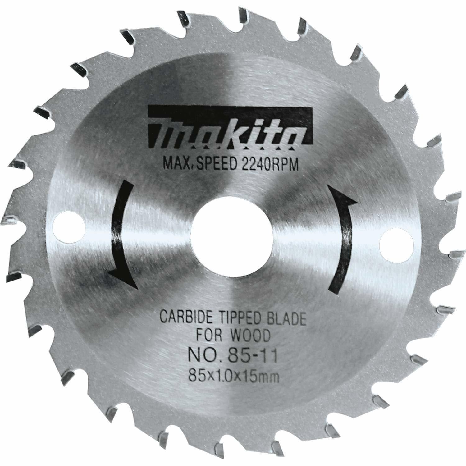 Makita 721005-A 3-3/8 24T Carbide-Tipped Circular Saw Blade, General Purpose