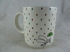 Vintage Hallmark smile Rabbit Mug Coffee Cup made in Japan - $11.87