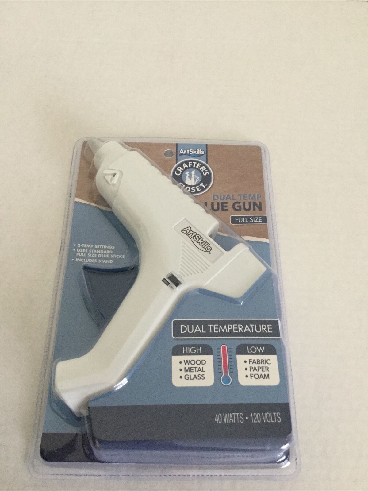 ArtSkills Hot Glue Gun With Mat & Glue Sticks, Silver