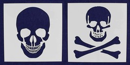 2 Piece Set Skull & Skull & Bones Stencils 14 Mil 16" X 16" Painting /Crafts/ Te - $47.70