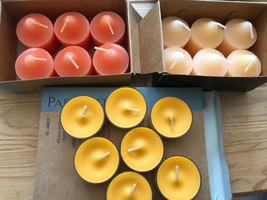 Partylite candles lot of 12 votives and 7 tealights spice market tangeri... - $19.30