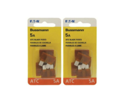 Bussmann BP/ATC-5-RP Plastic 5A 1kA 32V dc Tan Blade Fuse 3/4&#39;&#39; L in, 5PK - $8.33