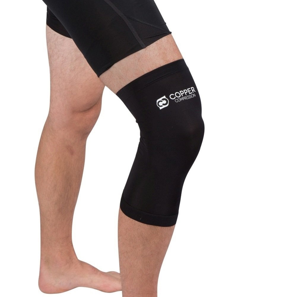 Copper Compression Recovery Knee Sleeve - Guaranteed Highest Copper (Medium)