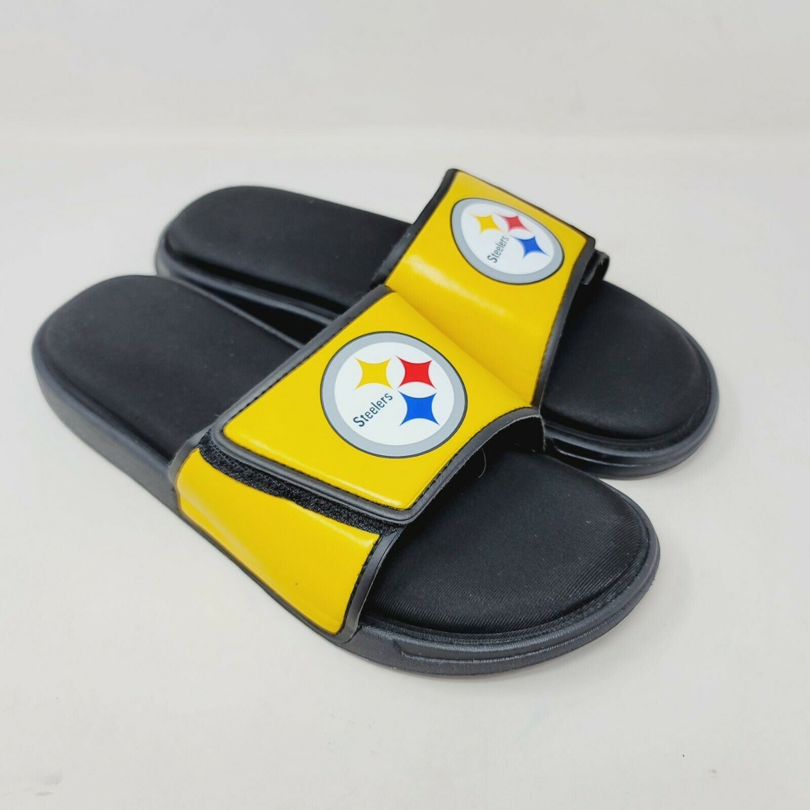 Pittsburgh Steelers Mens Sports Sandals Flip Flop Slide Size 11-12L