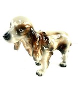 Vintage 6 1/2&quot; x 10 1/2&quot; Porcelain Dog Figurine Made in Italy, *See Desc... - $37.52