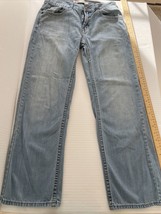 Levi’s 505 Jeans Size 14 Reg. 27x27 Levi Men In Nice Shape Blue Denim - $22.50