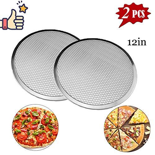 Pizza Pans with Holes,Pizza Screen Aluminum Pizza Pan Round Non-Stick ...