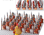 21pcs Ancient Greece Roman Knights Templar Knights with Weapons Minifigures - £17.35 GBP