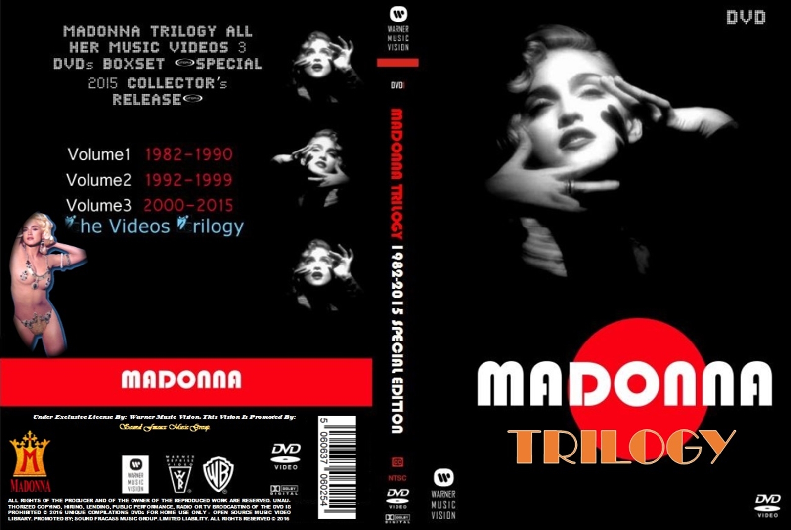 Madonna Trilogy 3 DVDs Box-Set Special Collector's Edition - DVD, HD ...