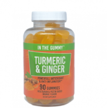 IN THE GUMMY Turmeric &amp; Ginger Dietary Supplement - 90 Gummies vegeteria... - $24.99