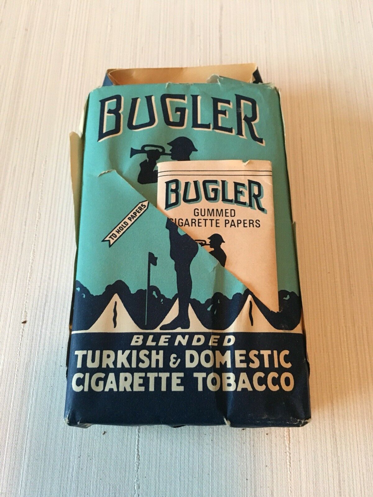 Vintage Bugler Tobacco Pouch & Papers and similar items