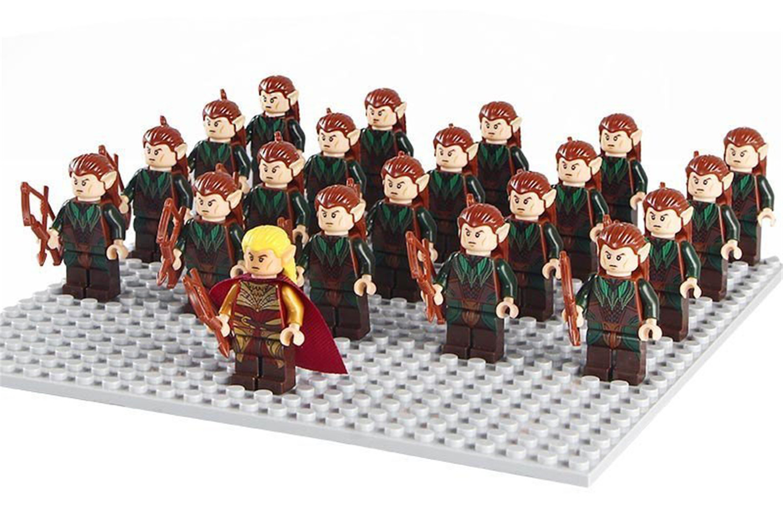 LOTR Silvan Elf Haldir & Elf Army Set 21 Minifigures Lot