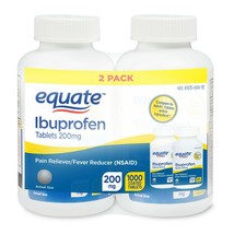Equate Ibuprofen Tablets, 200 mg, Twin Pack, 500 count+ - $29.69