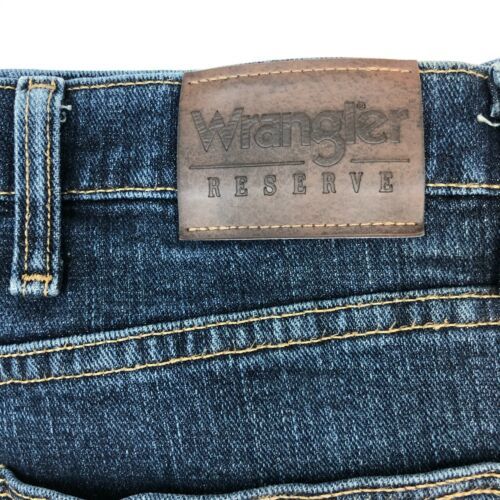 Wrangler Reserve Denim Jeans Men 42X39 Blue Advanced Comfort Medium ...