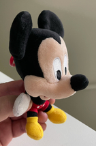 Disney Parks Mickey Mouse Big Head Plush Purse Hanger Keychain Key Chain NEW image 7