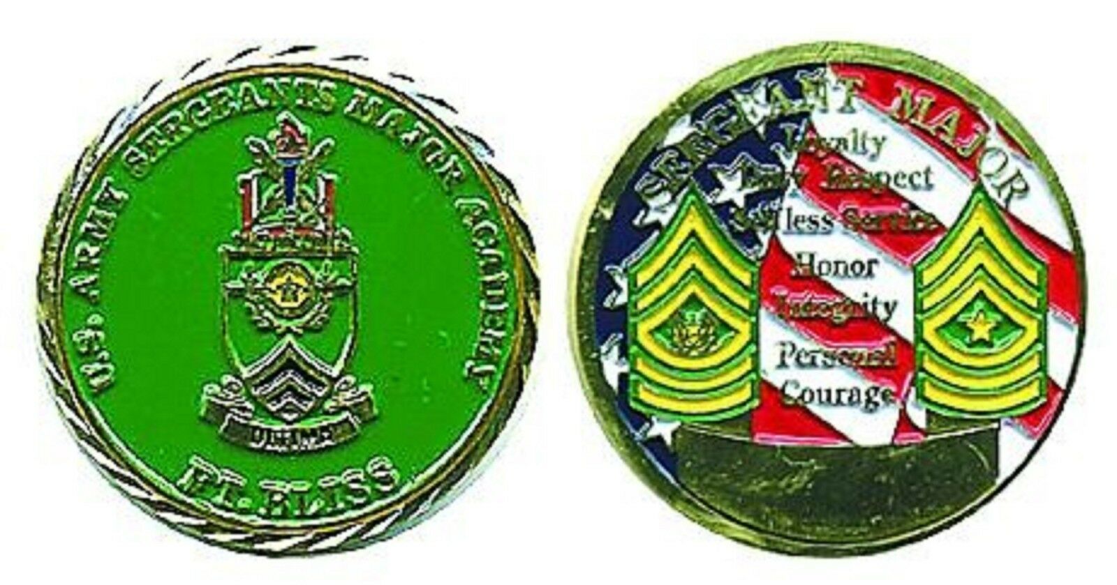 Army Fort Bliss Sergeant Major Academy Challenge Coin - Challenge Coins